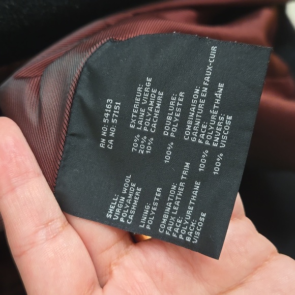 Marc New York Ladies' Long Wool Jacket-Black - Picture 10 of 11